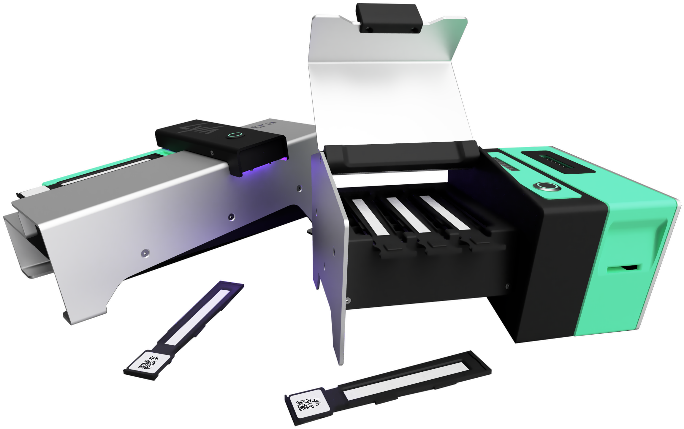 Lyla Ultra scanner and strip dryer with pre-cut iTLC strips